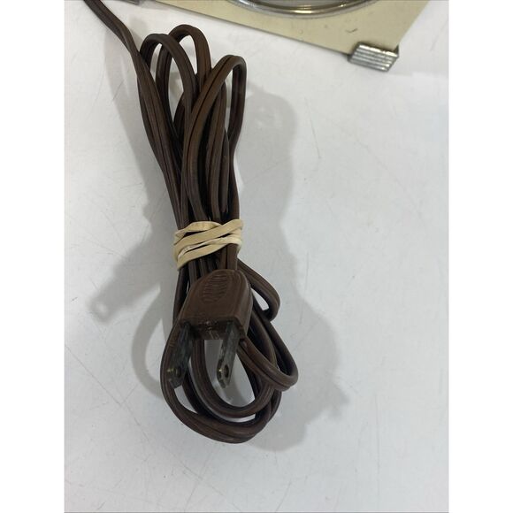 Vtg Metal Deco Logan S5-F Westclox Electric Alarm Clock Tested And Working 1940s - Picture 12 of 15